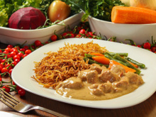 Strogonoff de carne low carb