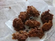 Bolinho de carne frito