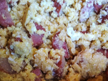 Farofa de linguiça e ovo