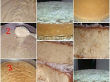 Bolo de creme de leite e coco