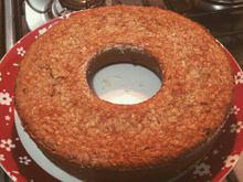 Bolo de banana sem lactose