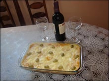 Frango com purê de batatas