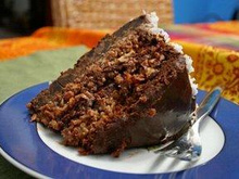 Bolo alemão de chocolate