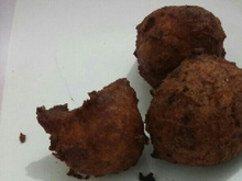 Bolinho de cenoura (frito)