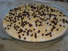 Gelado de bolacha champagne