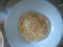 Omelete dois queijos