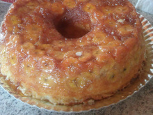 Torta de banana espumante