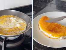 Misturei cuscuz com muçarela e o resultado foi o melhor café da manhã da minha vida