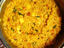 Risoto de abóbora cabotiá