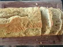 Pão de batata doce proteico (fitness)