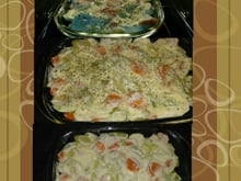 Deliciosos legumes gratinados