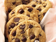 Bolachas com pepitas de chocolate