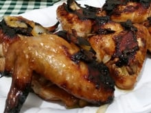 Frango com mel e mostarda