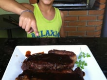 Carne ao molho parrillero