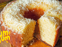 Bolo de maisena com coco mais que fofinho: receita SEM LEITE e SEM FARINHA DE TRIGO dá muito certo, agora só faço assim!