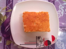 Bolo de fubá cremoso