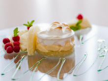 Abacaxi com creme delicioso