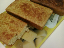 Pão batido no liquidificador