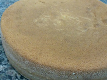 Pão de ló de leite fervendo