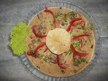 Carne ao molho de páprica e pimentões