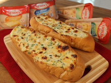 Baguete aos quatro queijos