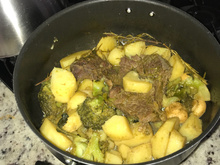 Carne de panela com alecrim
