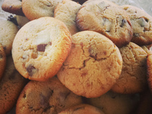Cookies com pedaços de chocolate