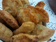 Pastel de queijo com catupiri