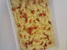 Penne ao molho siciliano com bacon