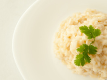Risoto de queijo brie