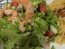Salada de camarão