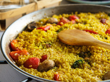 Paella vegetariana