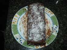 Rocambole de Chocolate da Karina