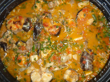 Molho de surubim ao leite de coco