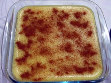 Bolo de milho (bagaço) e curau da vovó Rose