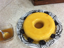 Pudim de milho de micro-ondas