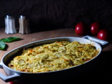 Arroz de forno com peru