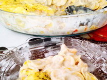 Macarrão com camarão