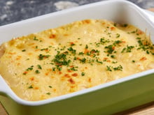 Lasanha de frango desfiado com molho branco cremoso que não resseca no forno