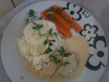 Frango assado com molho de tangerina