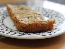 Torta salgada sem glúten e sem lactose