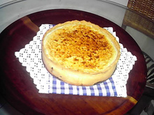 Quiche de bacalhau e alho poró