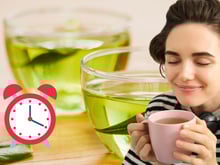 Os benefícios de beber 2 a 4 xícaras por dia de chá verde até 6 horas antes de dormir