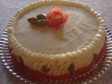 Torta fria de pão de fôrma