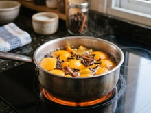 Ferver casca de laranja com cravo: o truque de vó que acaba com o mau cheiro da cozinha e afasta moscas