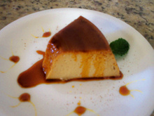 Pudim de café crocante