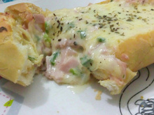 Pão francês recheado