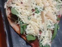 Massa de pizza vegana