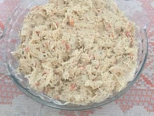 Estrogonofe de bacalhau