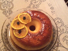 Bolo pudim de laranja